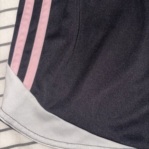 Adidas ClimaCool Black Shorts with Pink Stripes Elastic Waist Women's Size Small - Picture 3 of 6